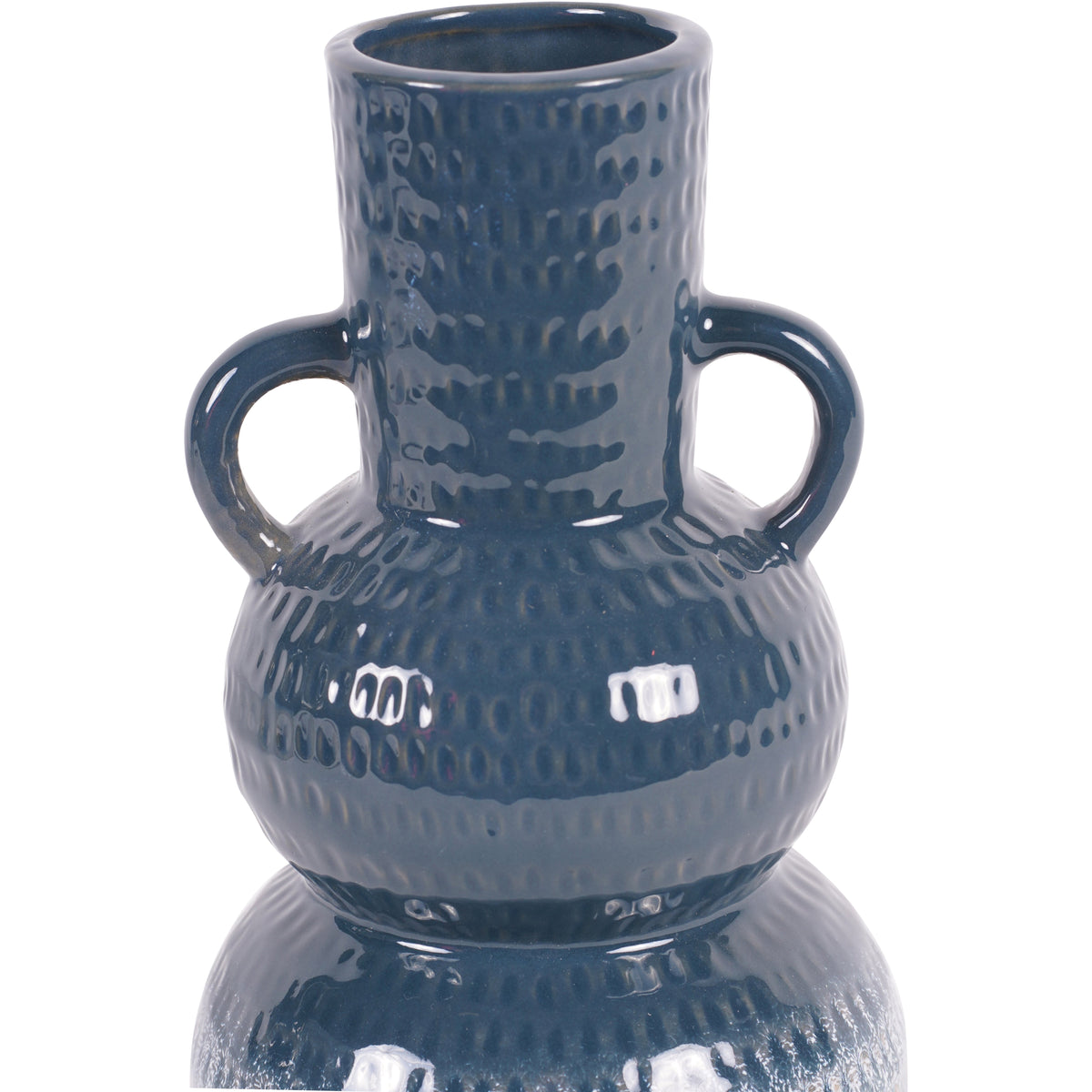 Laura Ashley Blue Laneham Stoneware Vase Small