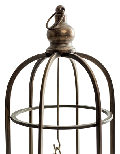 Industrial Metal Large Bird Cage Candle Holder