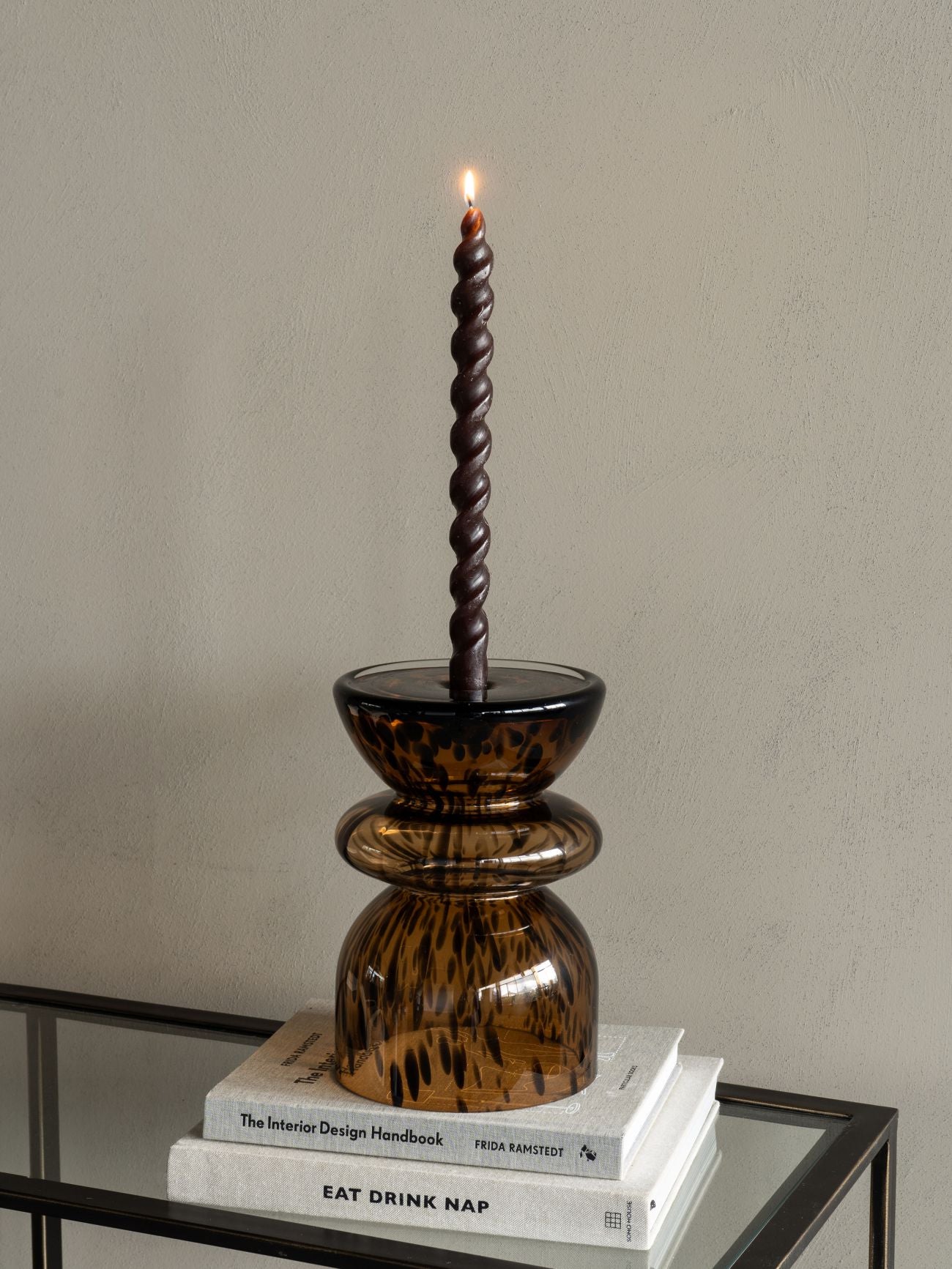 Soren Glass Vase/ Candle Holder 24cm