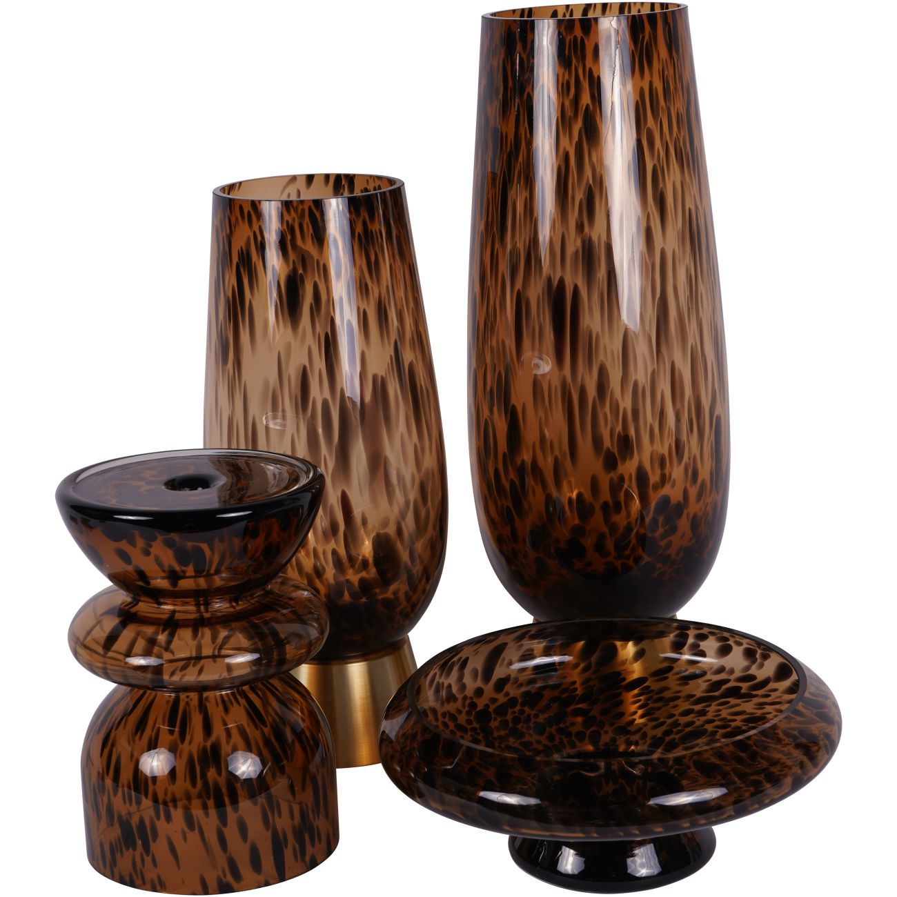 Soren Glass Vase/ Candle Holder 24cm