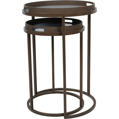 Suffolk Seascape Set of 2 Side Tables